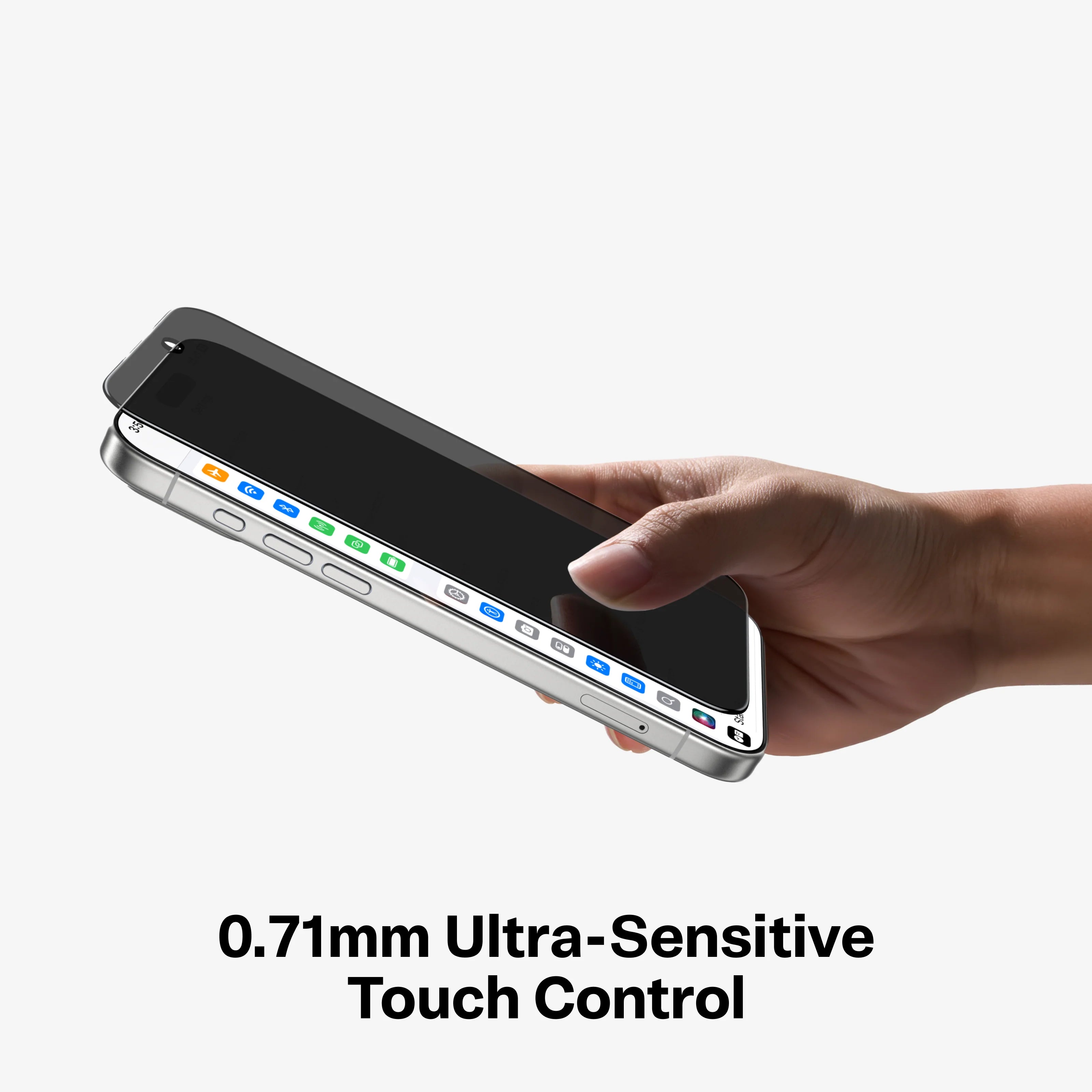 TORRAS GlassGo Privacy Film for iPhone 17 Pro Max