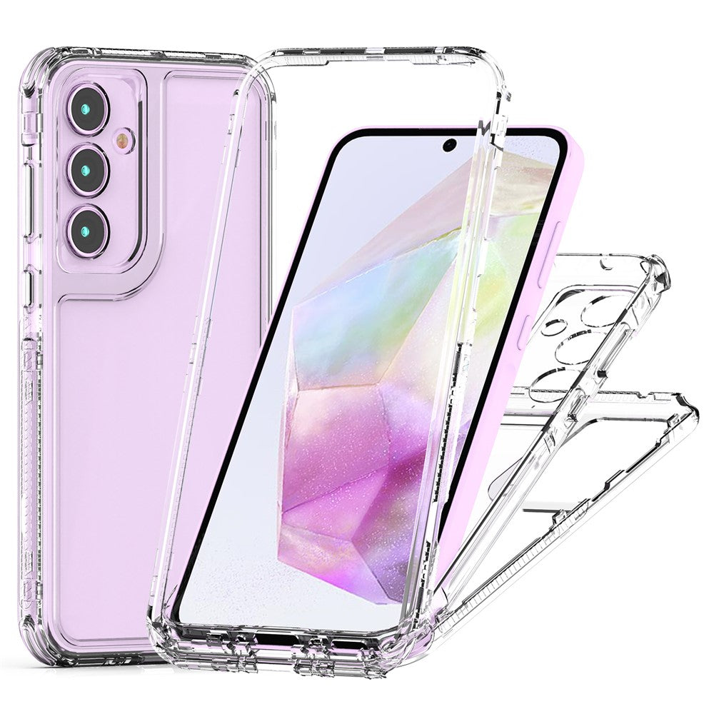 capa crystal clear samsung a35 5g