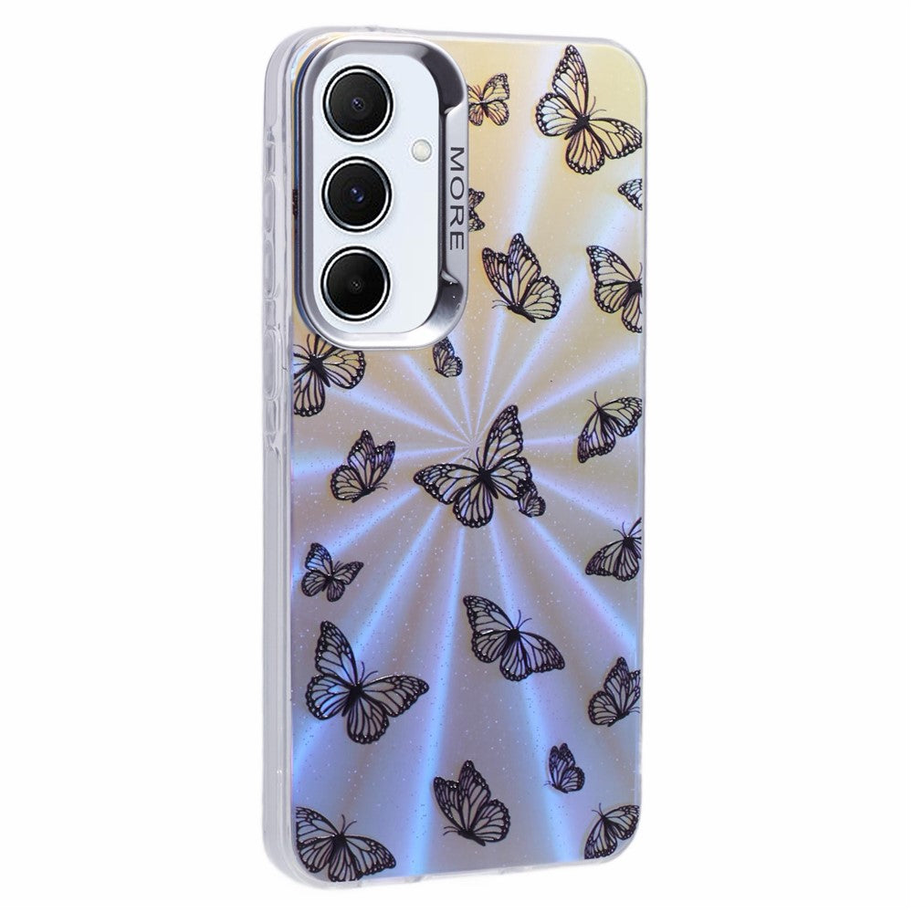 Butterfly electroplate case for Samsung A35 5G