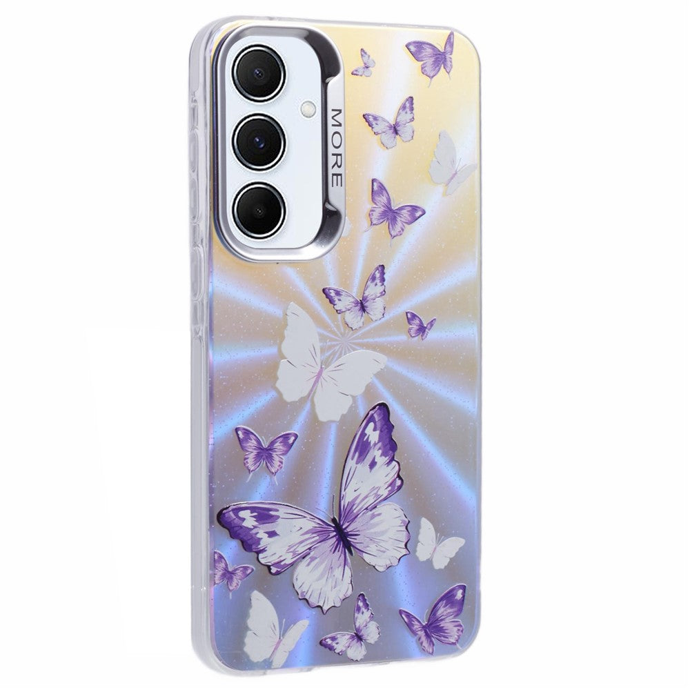 Butterfly electroplate case for Samsung A35 5G