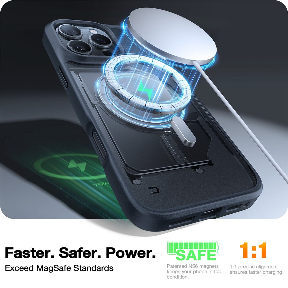 capa torras magsafe skin touch matte em pc e tpu iphone 16 pro max