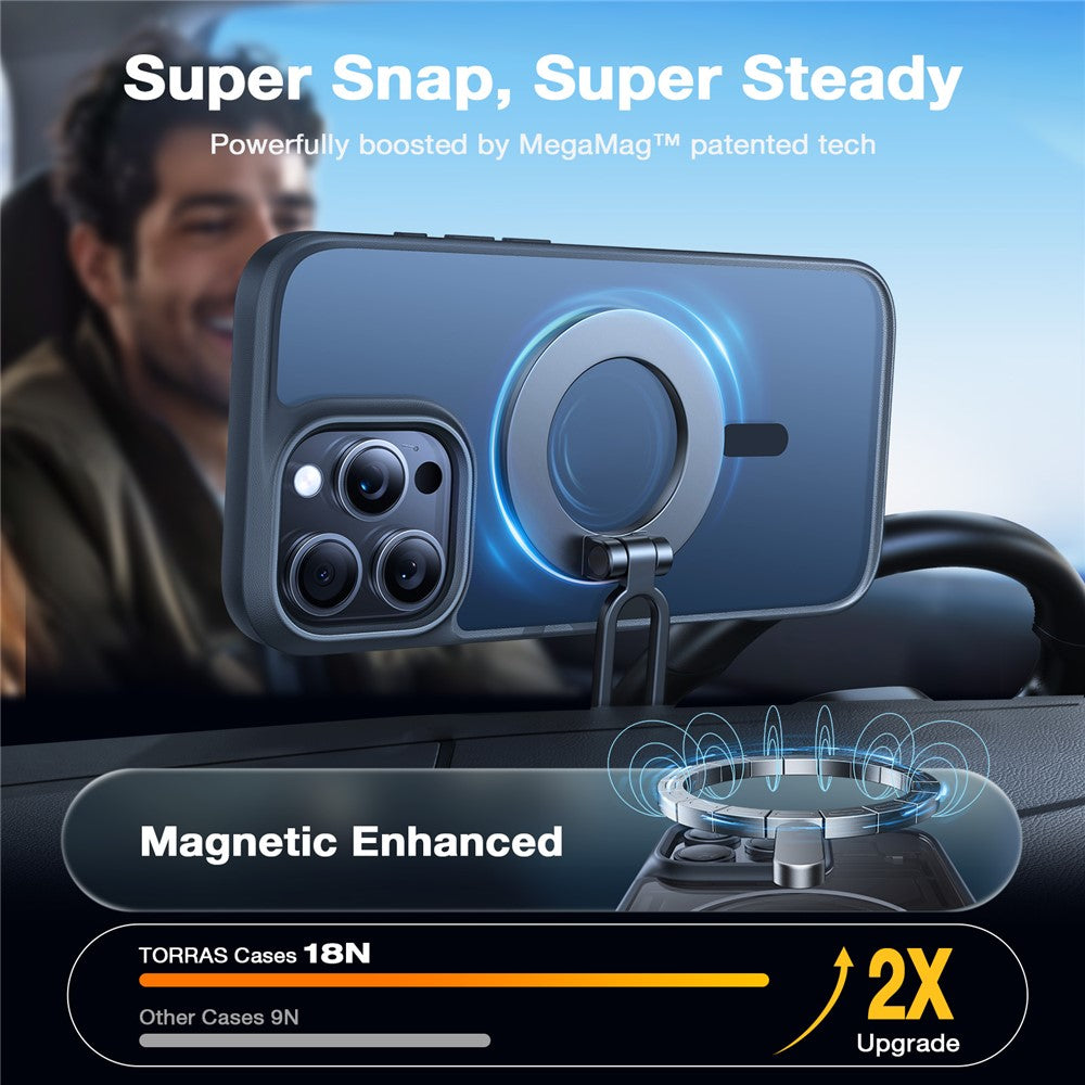 capa protetora torras skin touch fina resistente para iphone 16 pro max