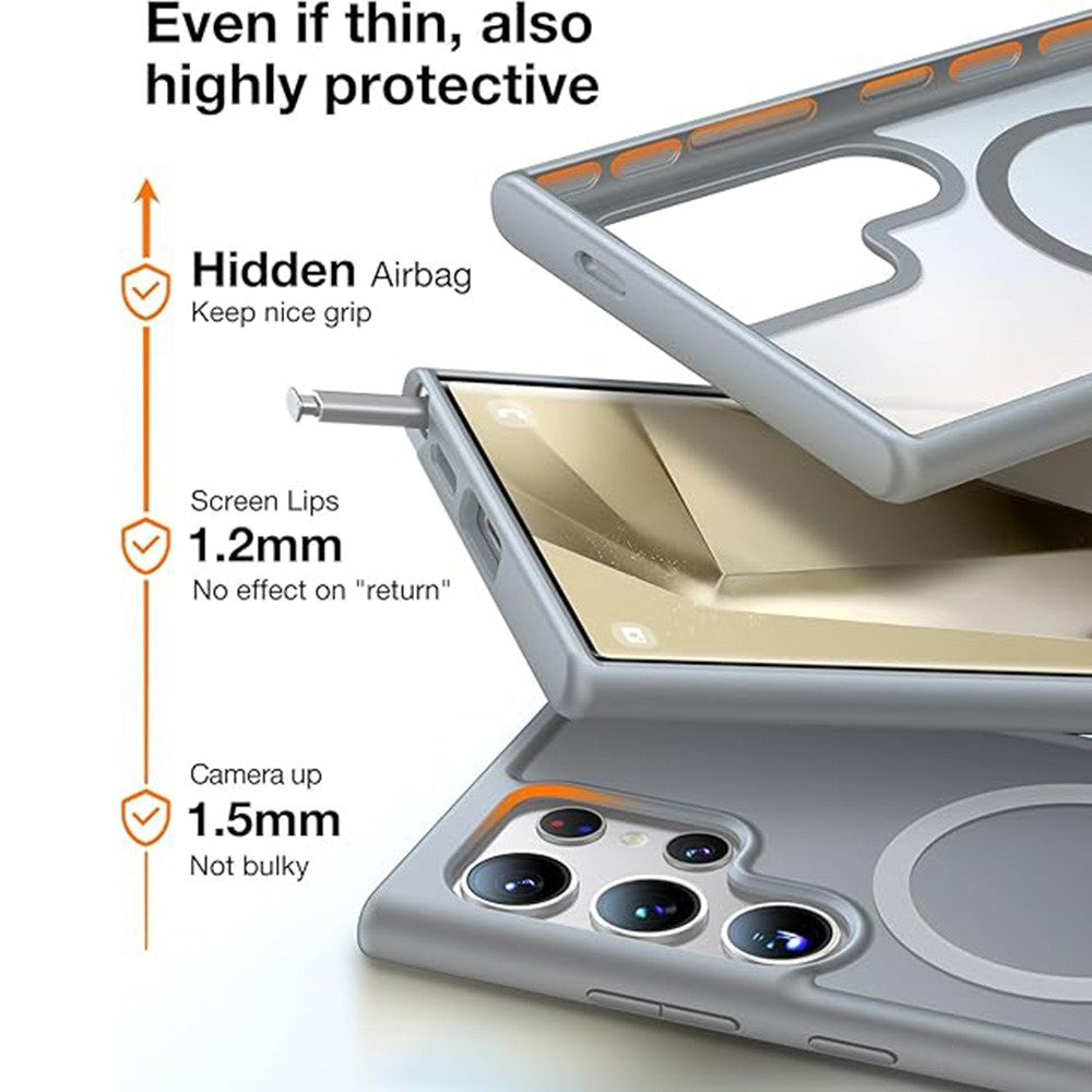 Capa Magnética Torras Skin Touch para Samsung S24 Ultra