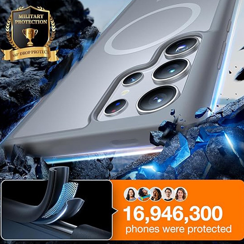 Capa Magnética Torras Skin Touch para Samsung S24 Ultra