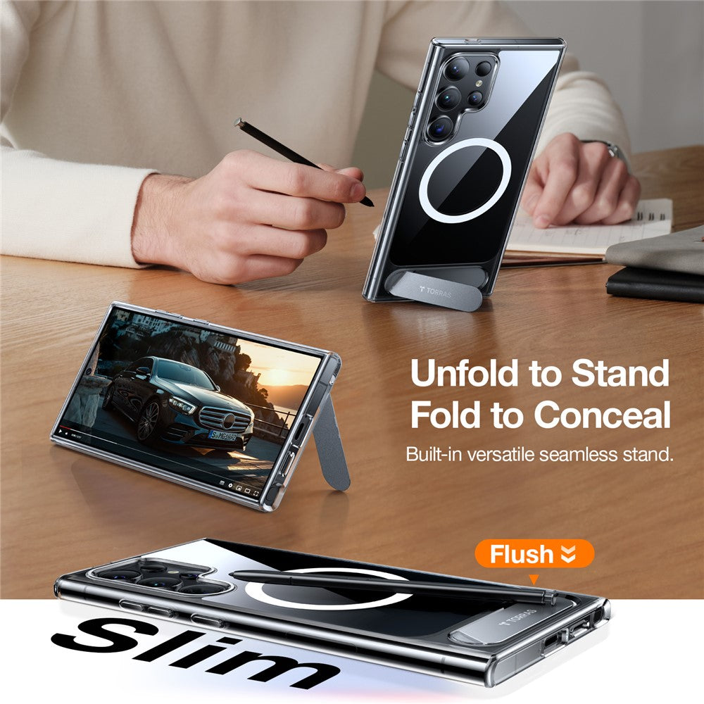 Capa Magnética Torras Kickstand para Samsung S24 Ultra