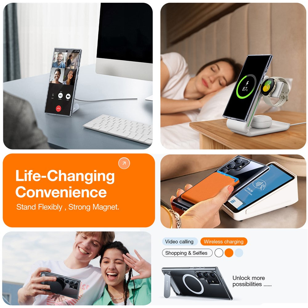 Capa Magnética Torras Kickstand para Samsung S24 Ultra