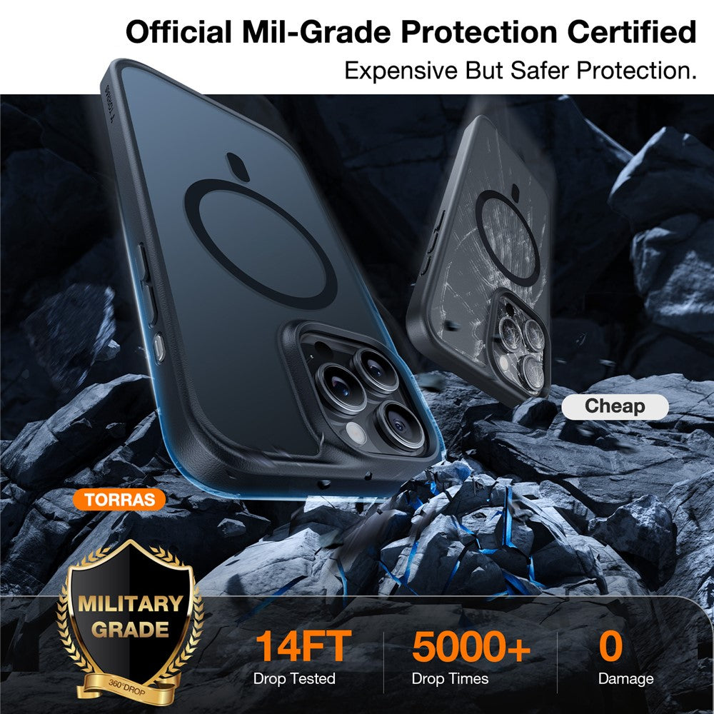 capa elegante matte torras magsafe iphone 15 pro max