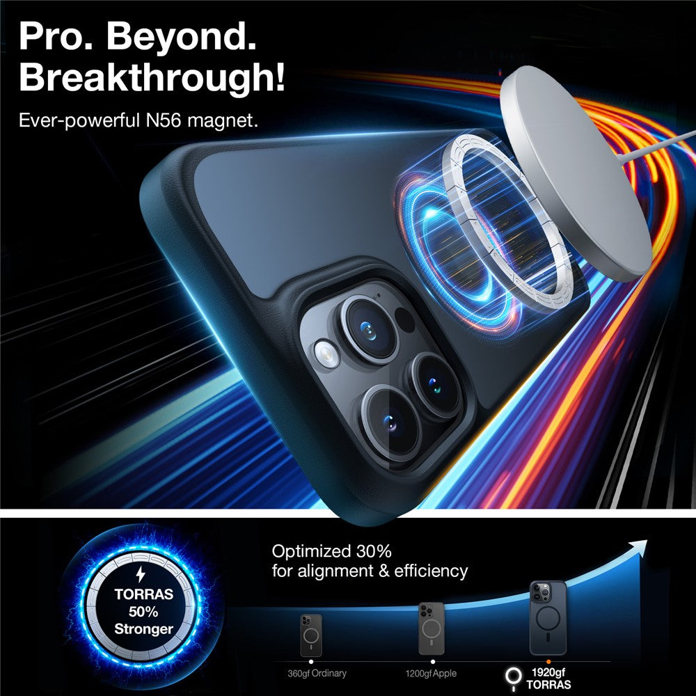 capa torras iphone 15 pro max magnética acabamento skin touch