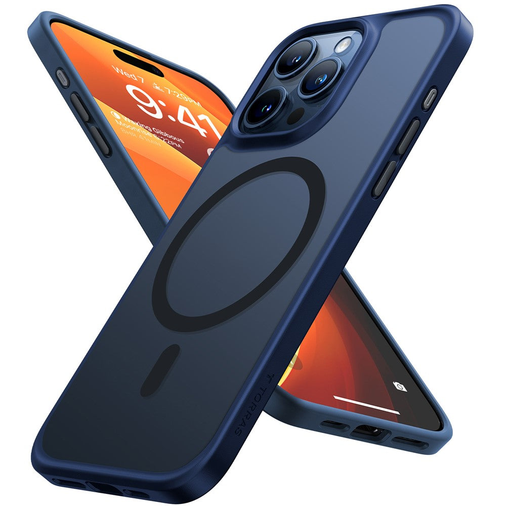 Torras Skin Touch Magnetic Case for iPhone 15 Pro Max