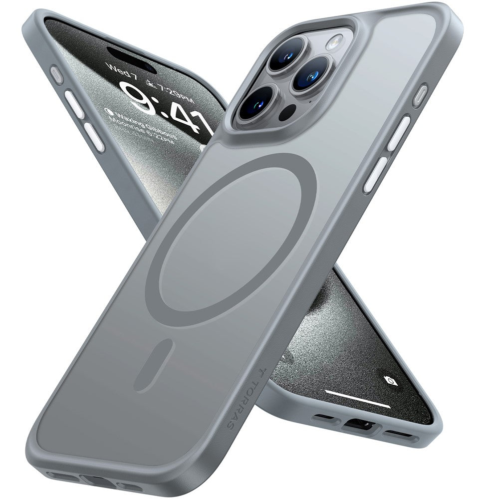 Torras Skin Touch Magnetic Case for iPhone 15 Pro Max