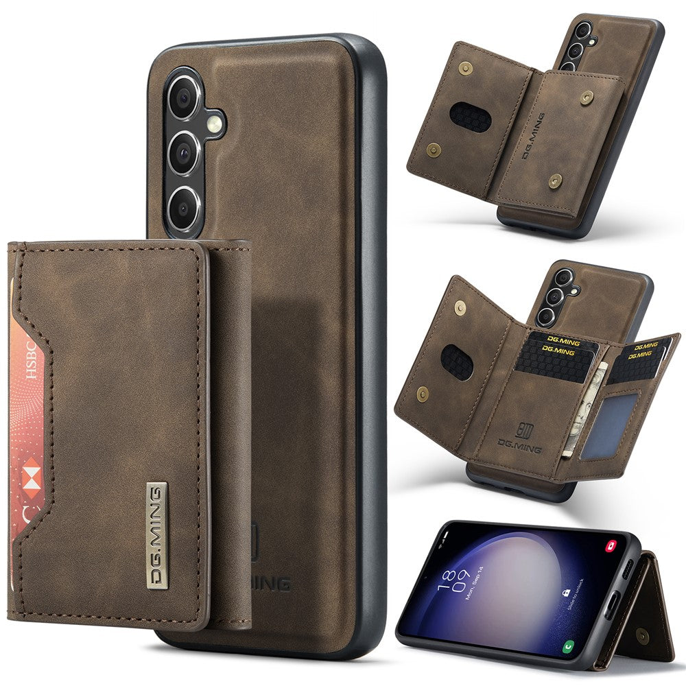 DG.MING M2 Series for Samsung Galaxy A16 5G / A16 4G Case PU+PC+TPU Phone Cover Detachable Wallet - .
