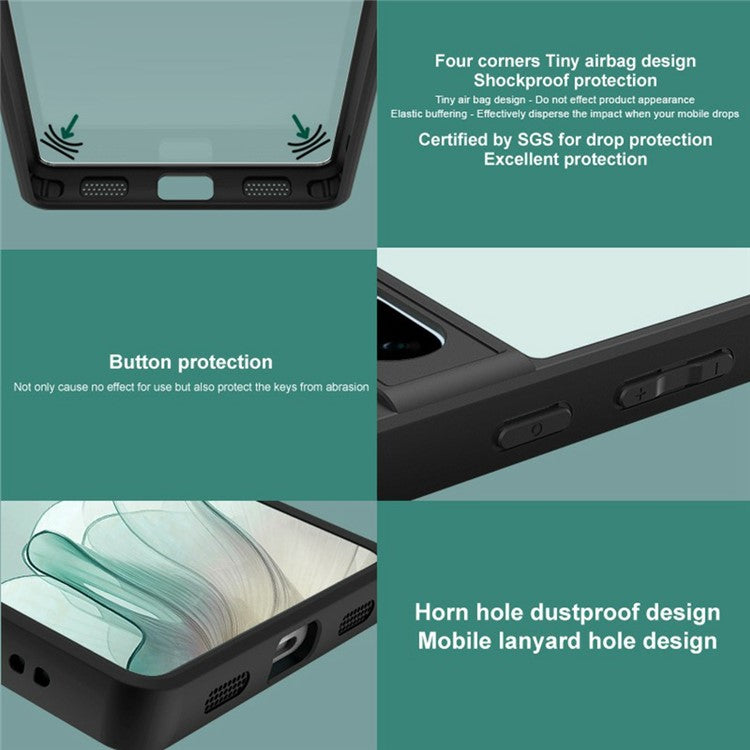 iMak UX‑9A Transparent Case for Xiaomi Redmi Note 14 Pro 5G