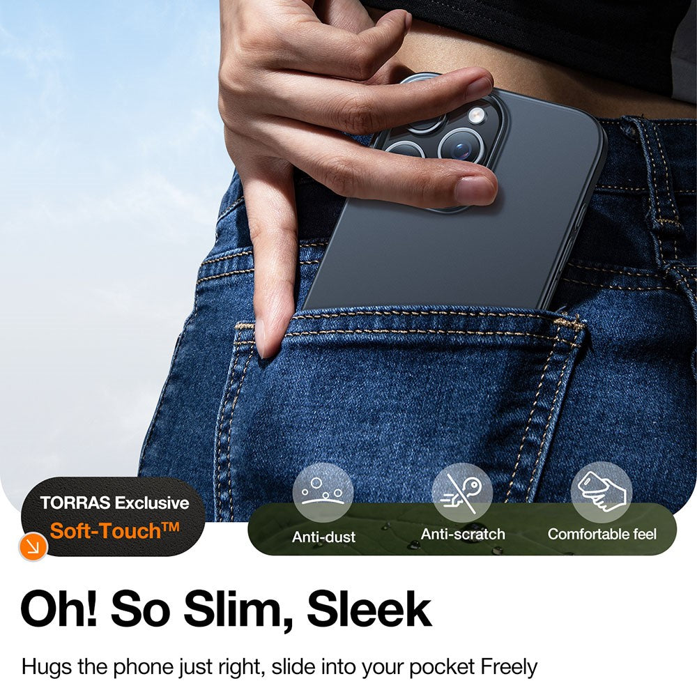 capa magnética torras hard pc durável para iphone 16 pro max