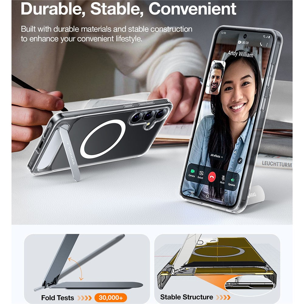 capa samsung s25 torras magsafe em tpu e pc resistente