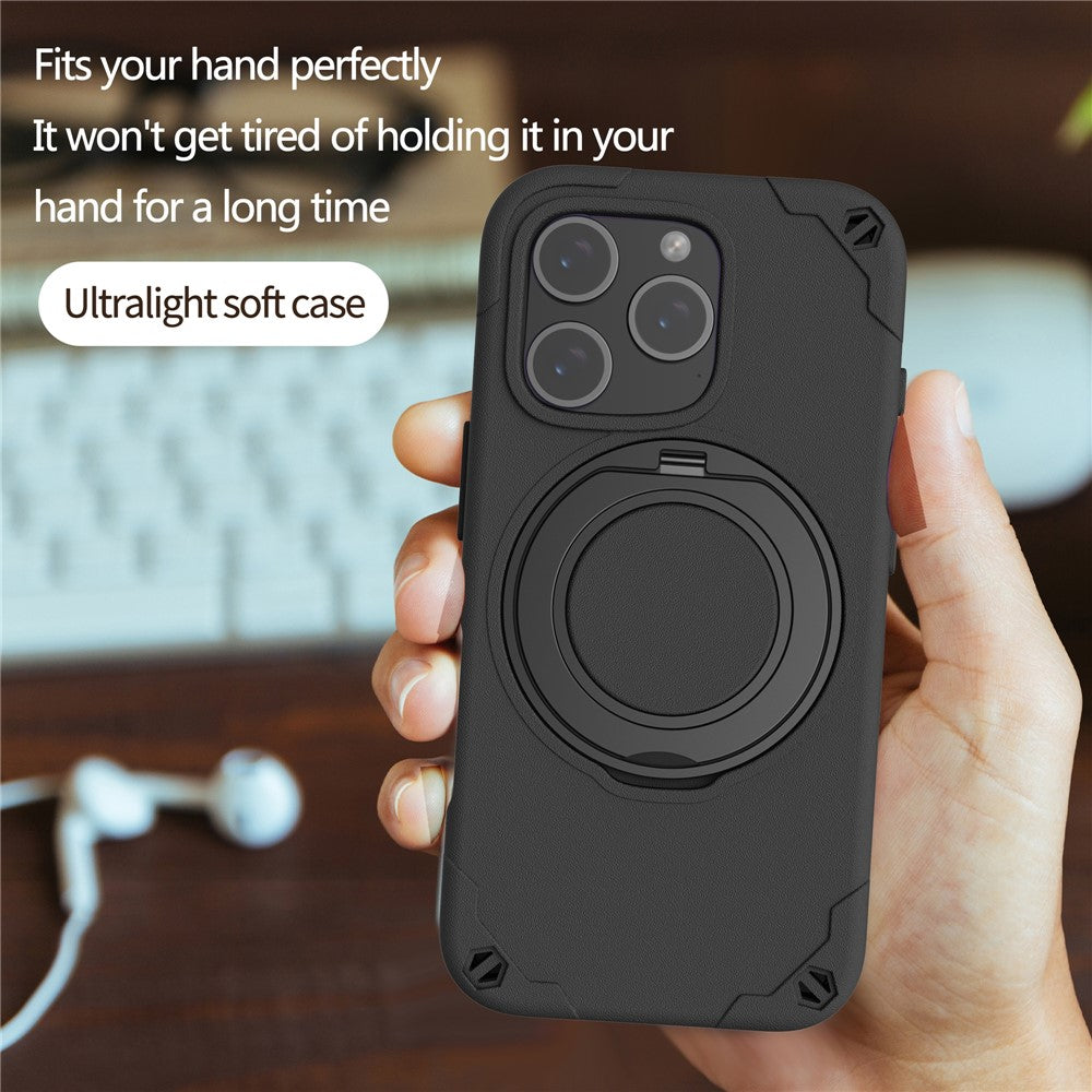 Capa Magnética com Suporte MCG Style para iPhone 16 Pro