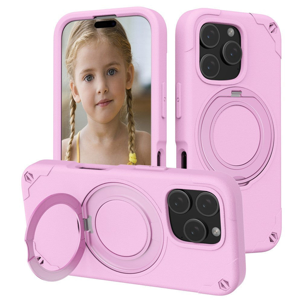 Capa Magnética com Suporte MCG Style para iPhone 16 Pro