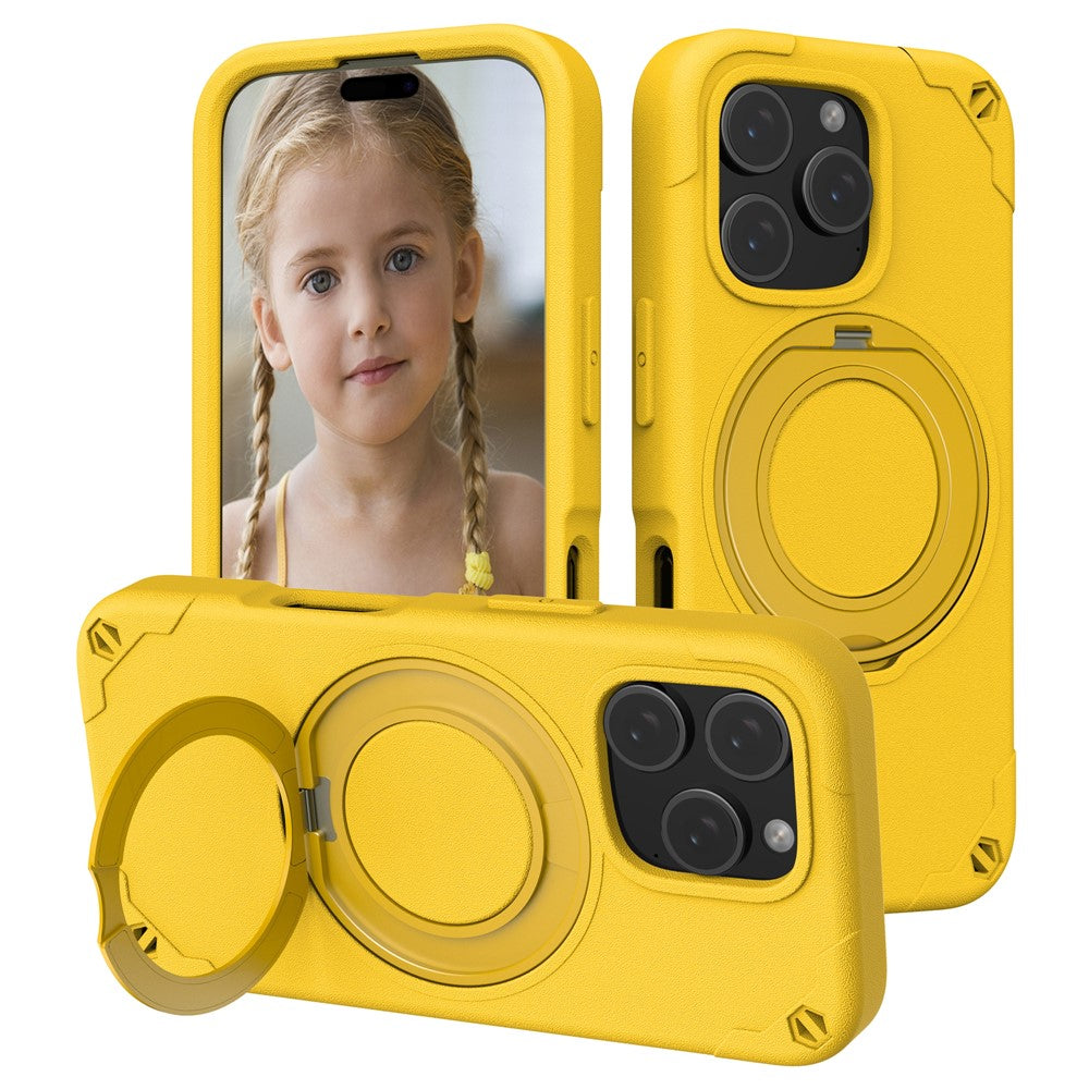 Capa Magnética com Suporte MCG Style para iPhone 16 Pro