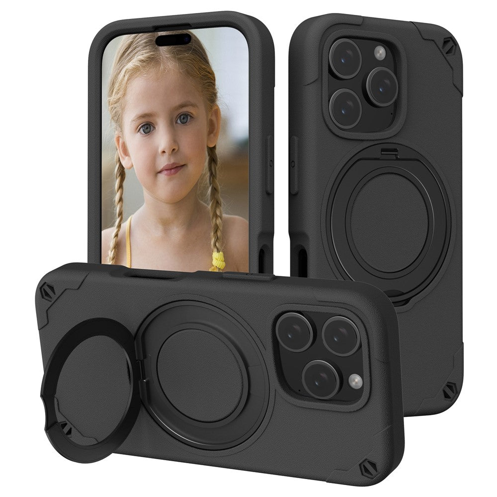 capa magnética com suporte mcg style para iphone 16 pro max