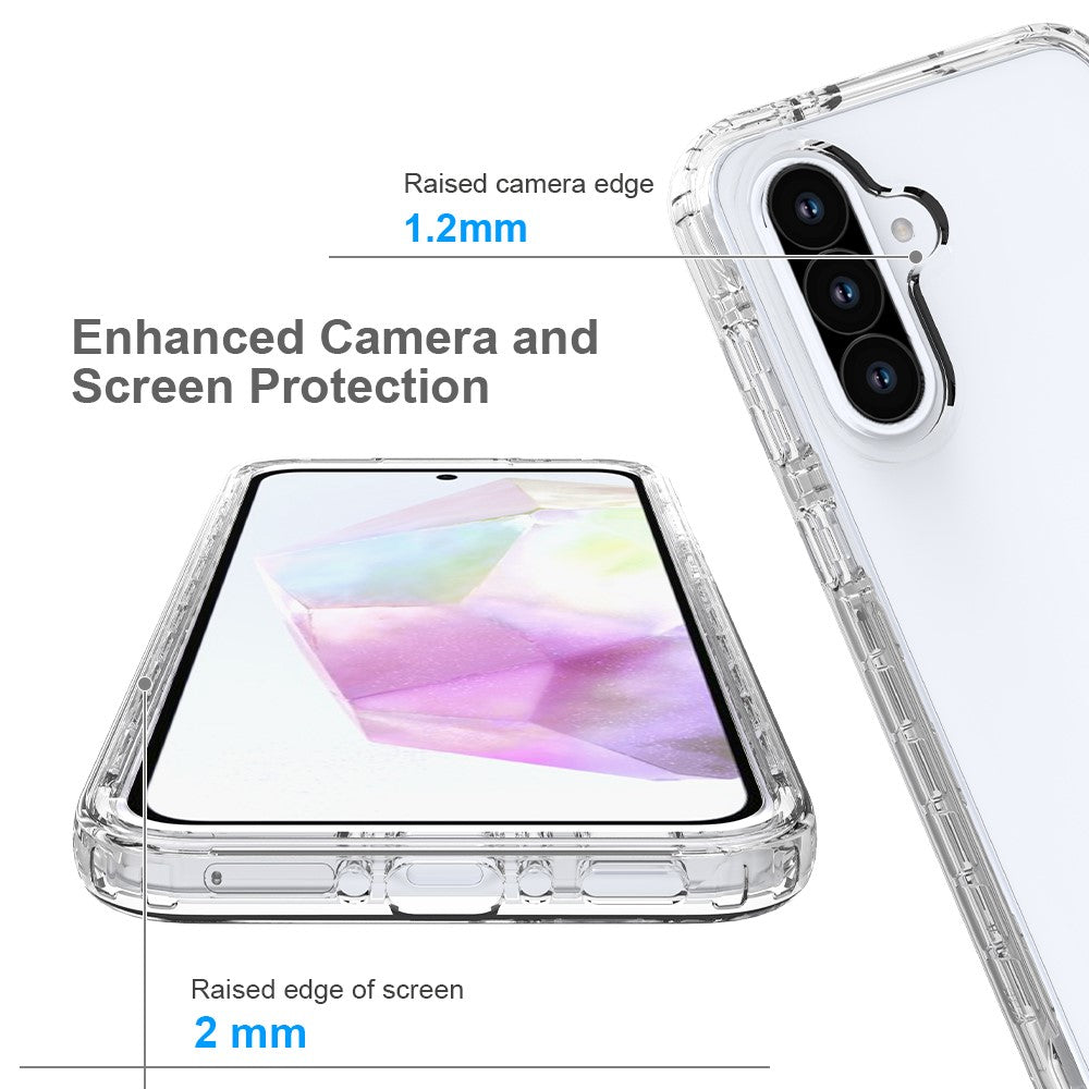 capa híbrida 2-em-1 tpu pc para galaxy a56 5g