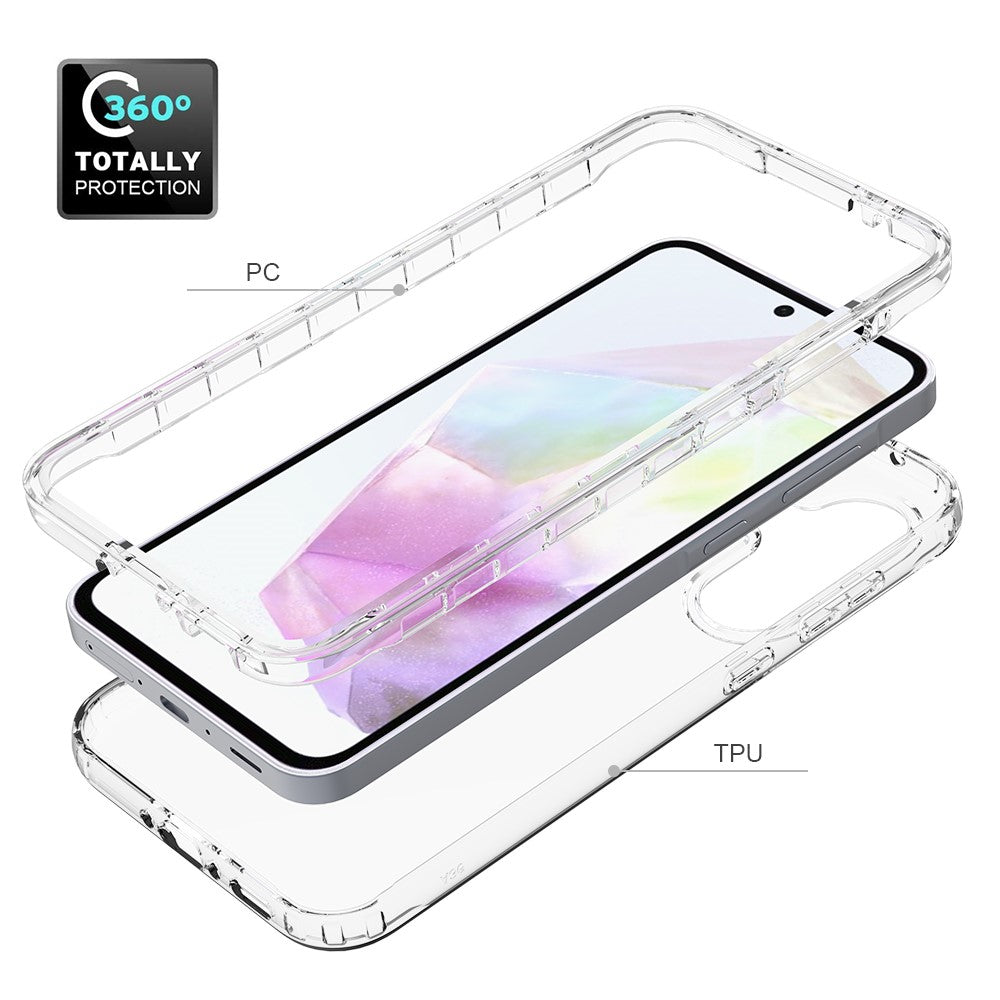 capa resistente a quedas com design cristalino