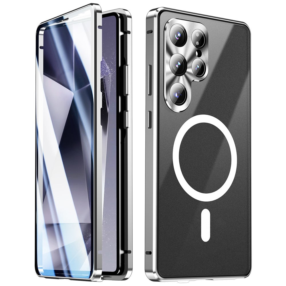 capa híbrida 360 vidro temperado e metal samsung s25 ultra