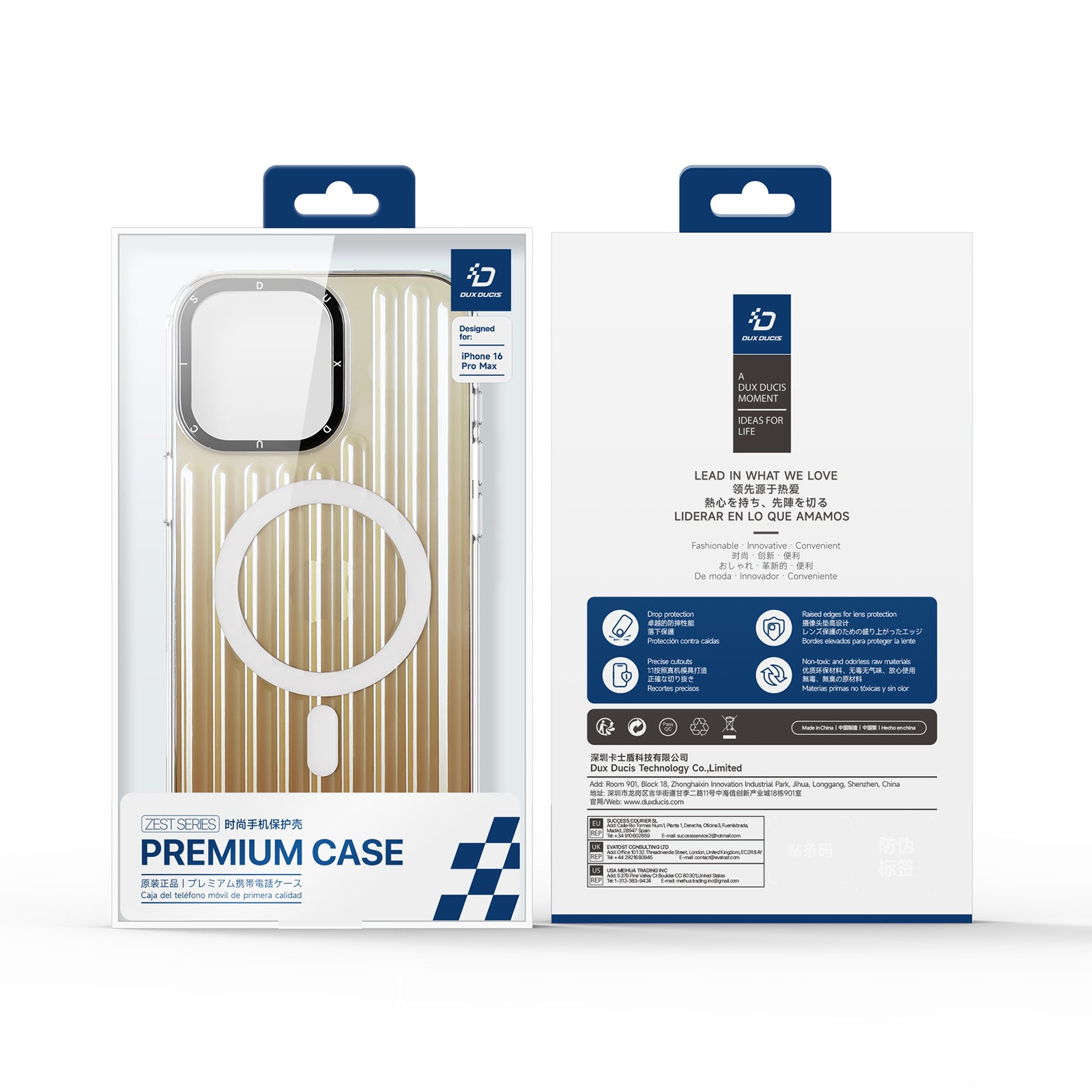 Capa DUX DUCIS degradé para iPhone 16 Pro Max