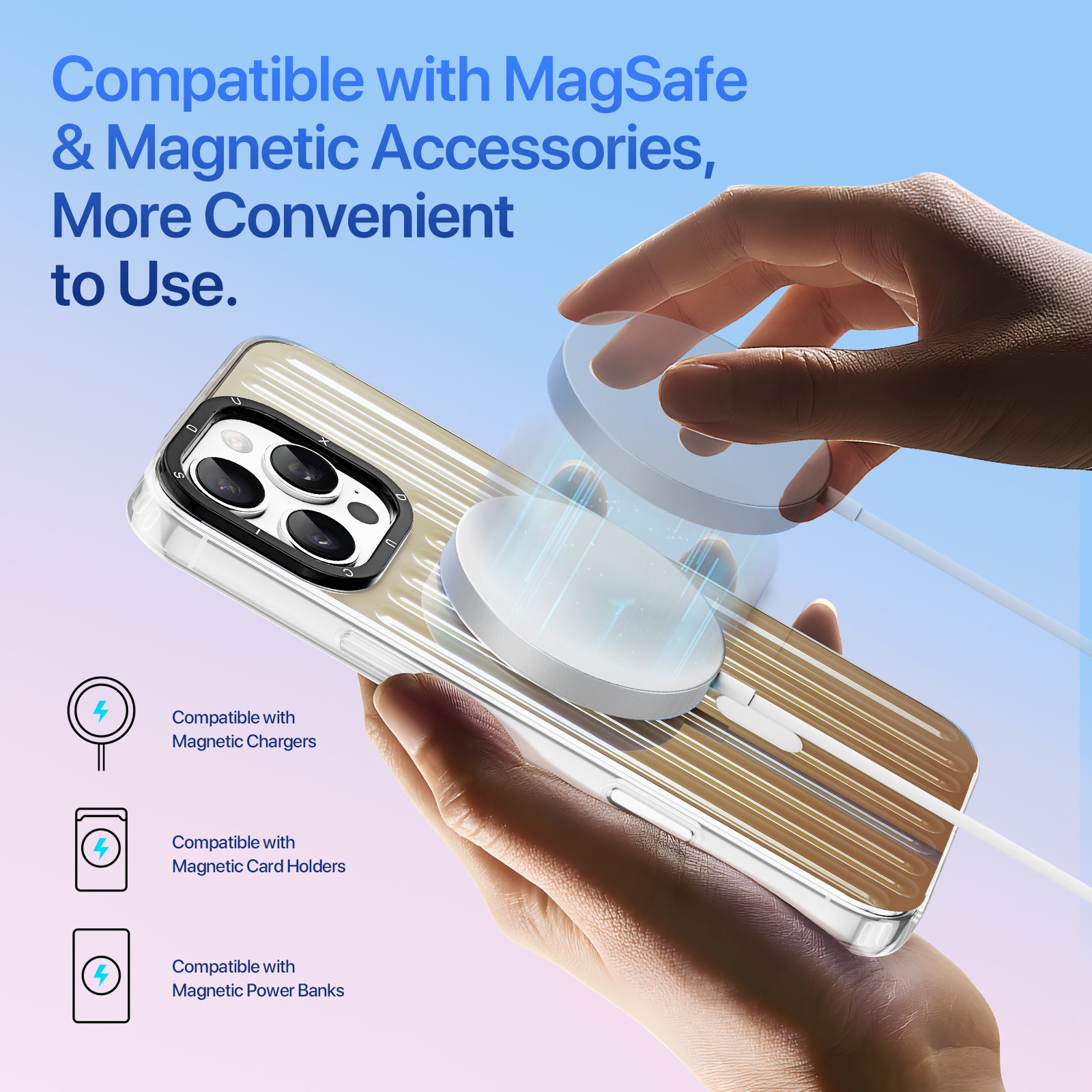 Capa DUX DUCIS degradé para iPhone 16 Pro Max