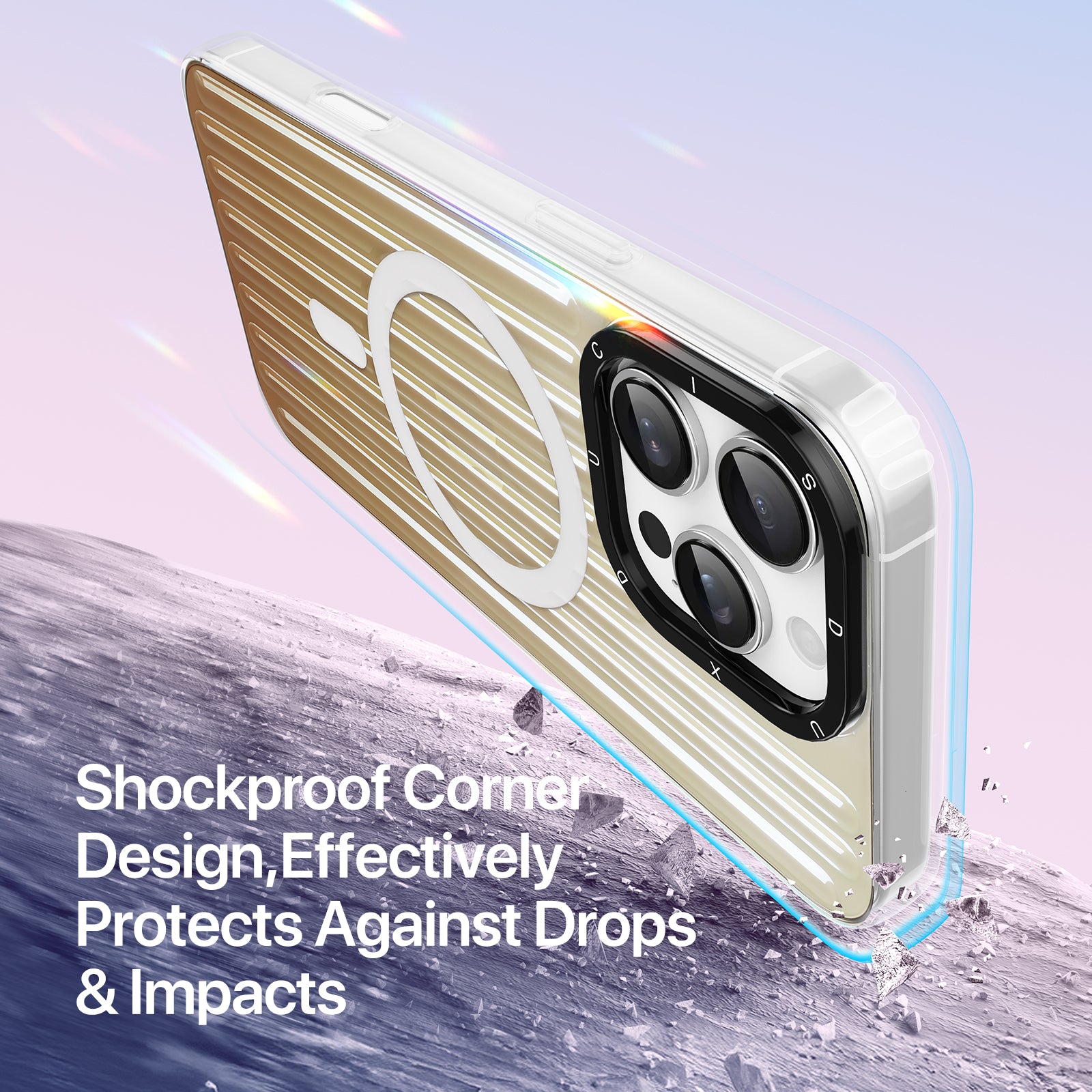 Capa DUX DUCIS degradé para iPhone 16 Pro Max