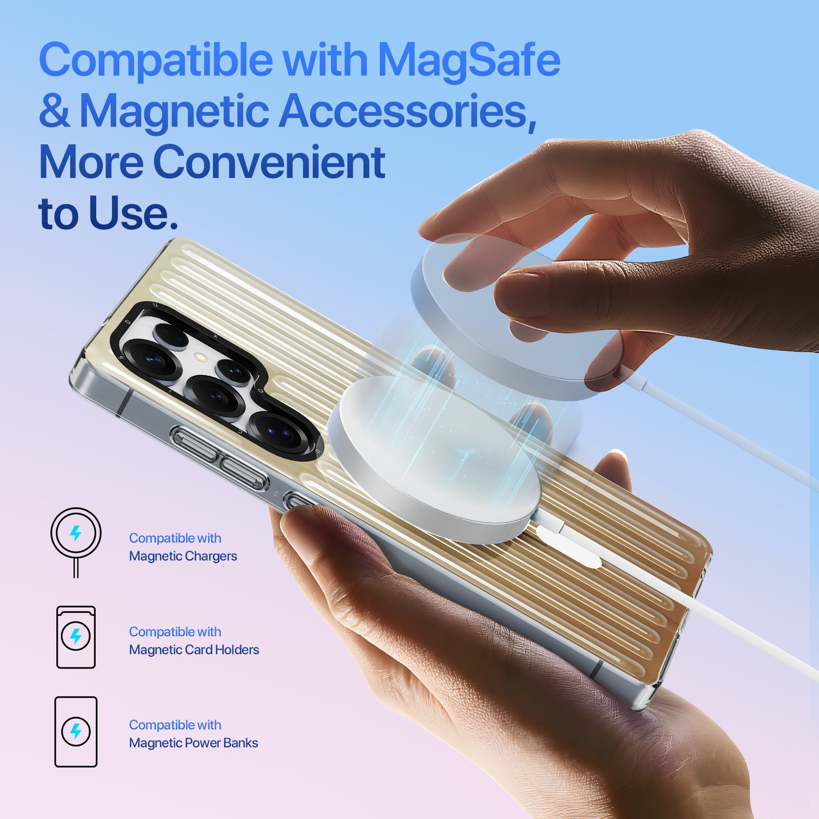 DUX DUCIS gradient case for Galaxy S25 Ultra