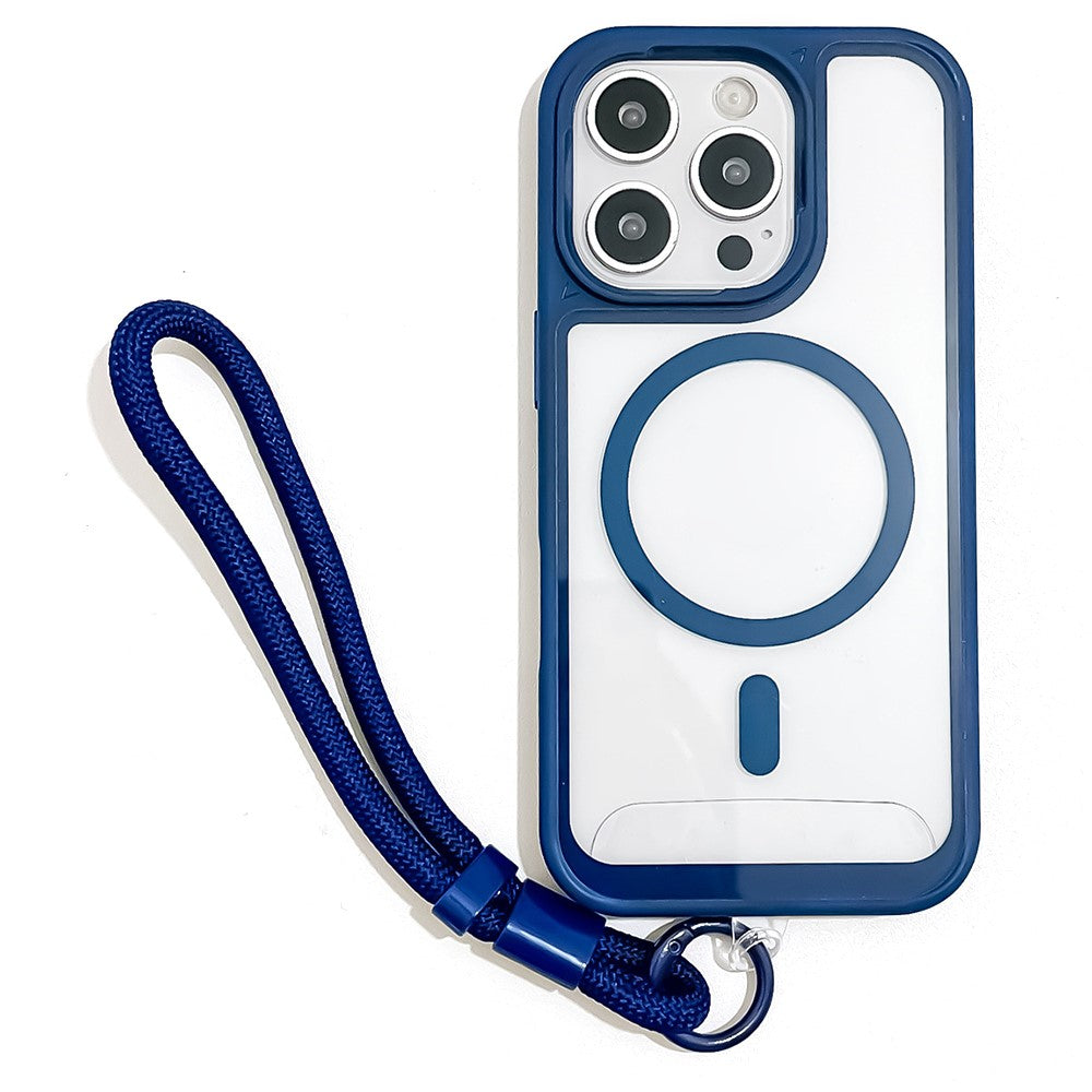 Magnetic Case with Strap for iPhone 16 Pro Max