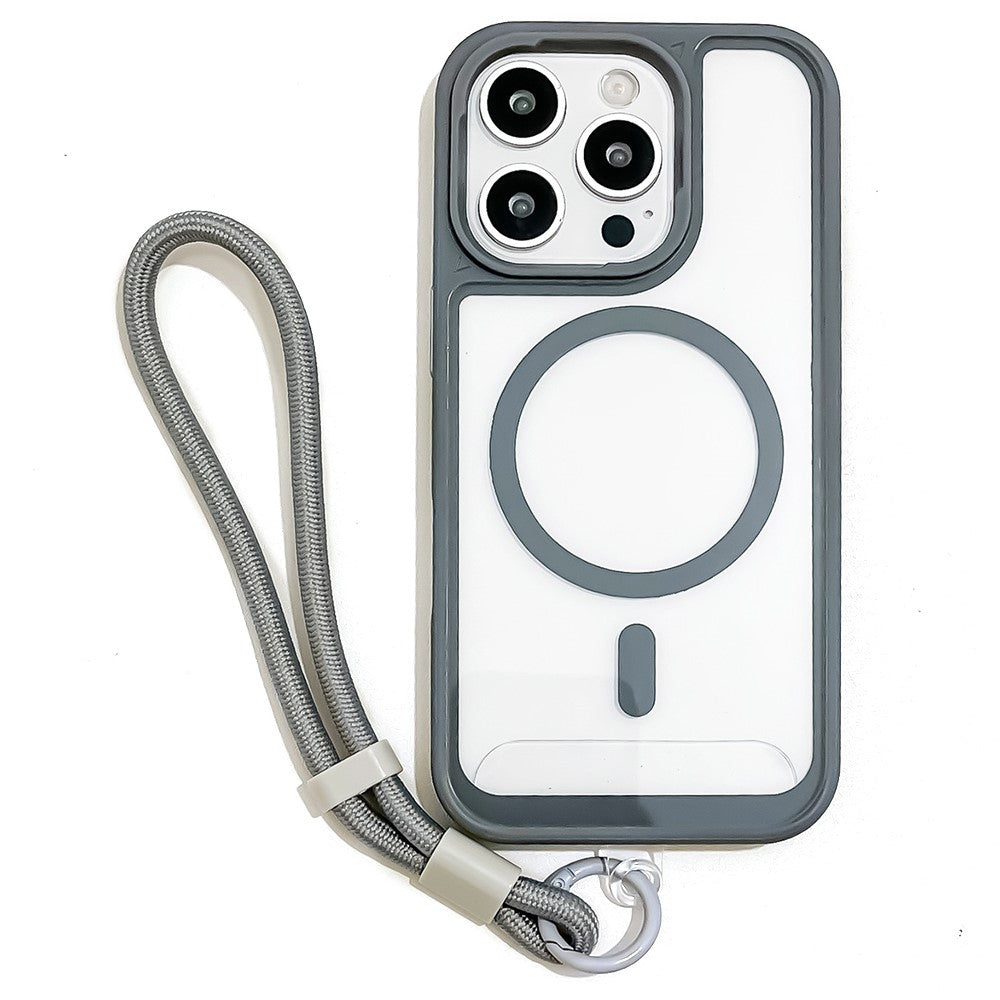 Magnetic Case with Strap for iPhone 16 Pro Max