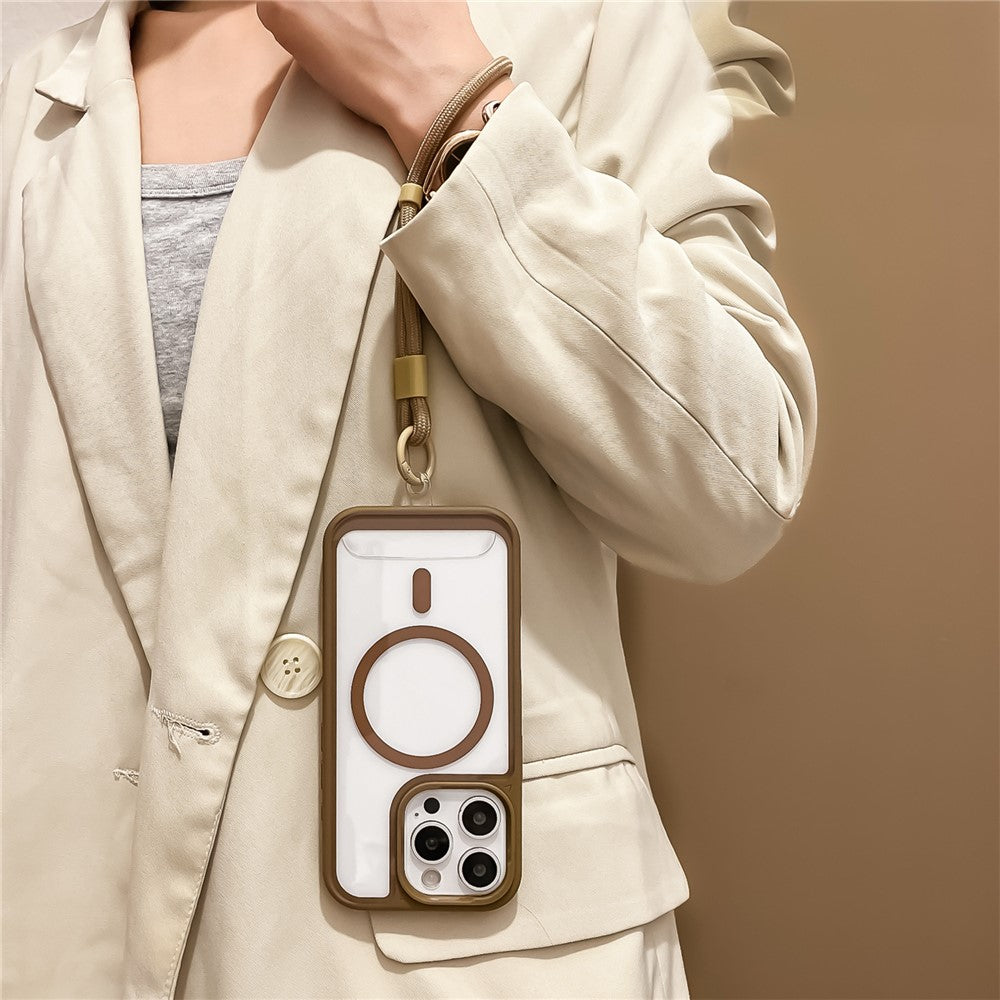 Magnetic Case with Strap for iPhone 16 Pro Max