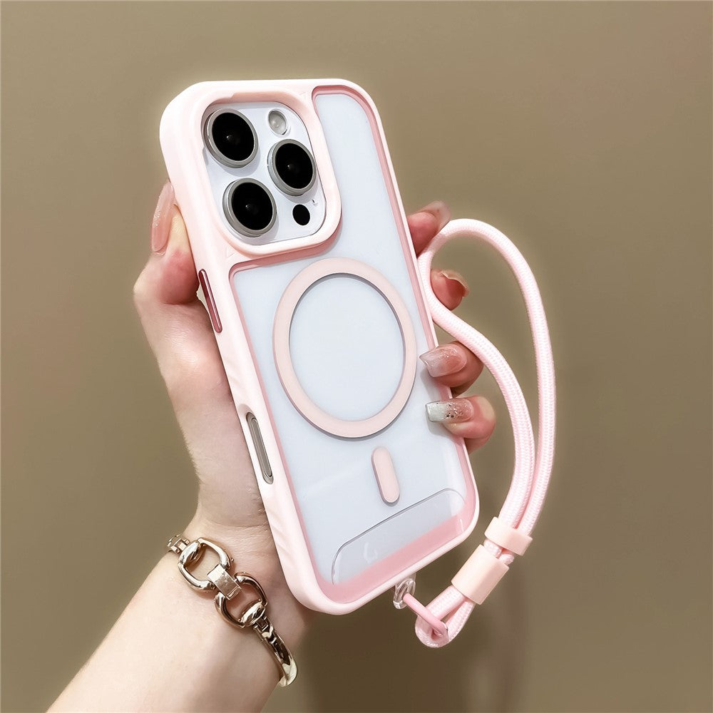 Magnetic Case with Strap for iPhone 16 Pro Max