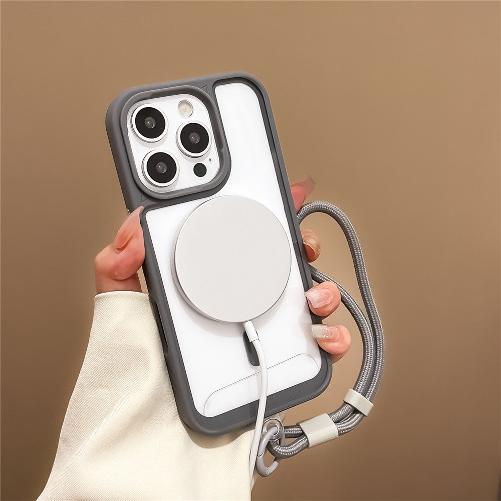 Magnetic Case with Strap for iPhone 16 Pro Max