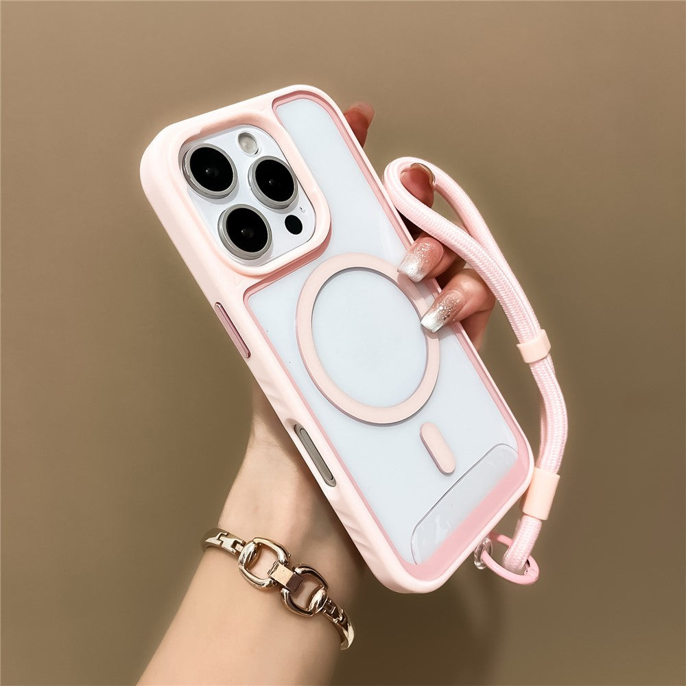 Magnetic Case with Strap for iPhone 16 Pro Max