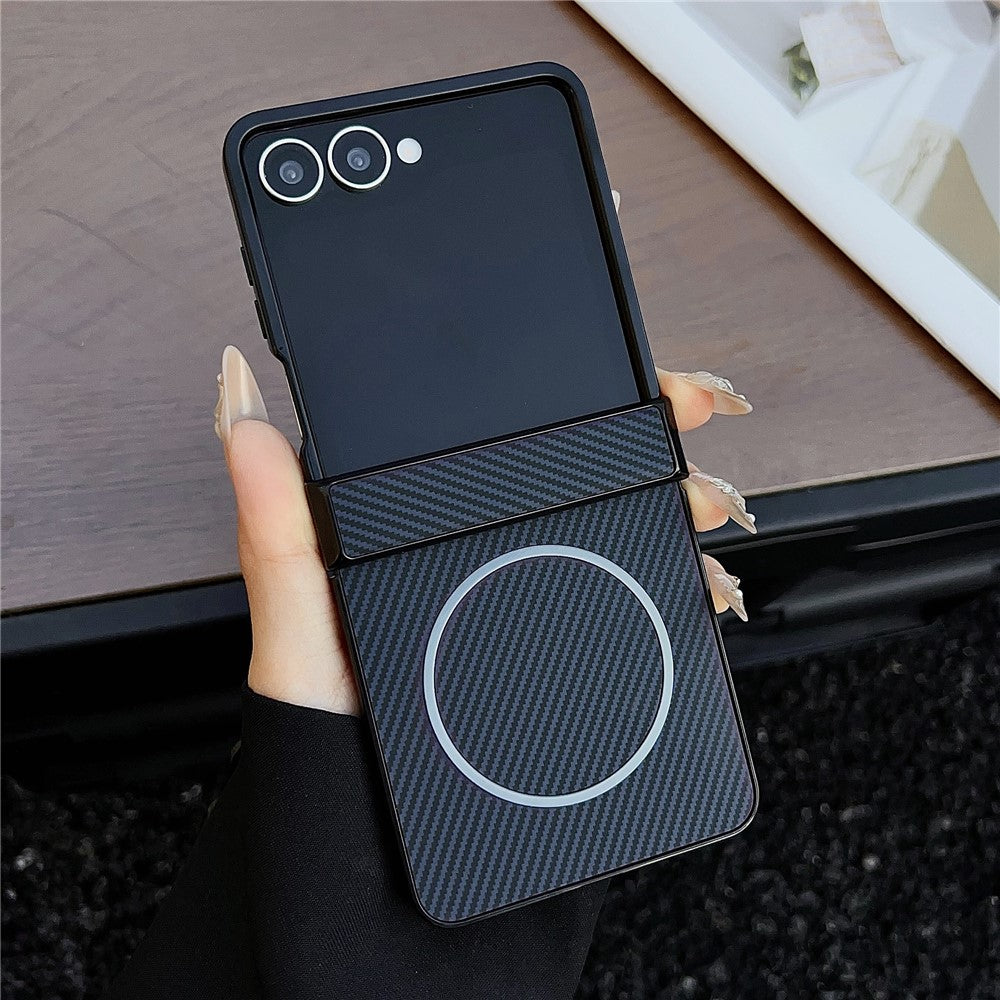 capa carbonmag para samsung z flip7 5g