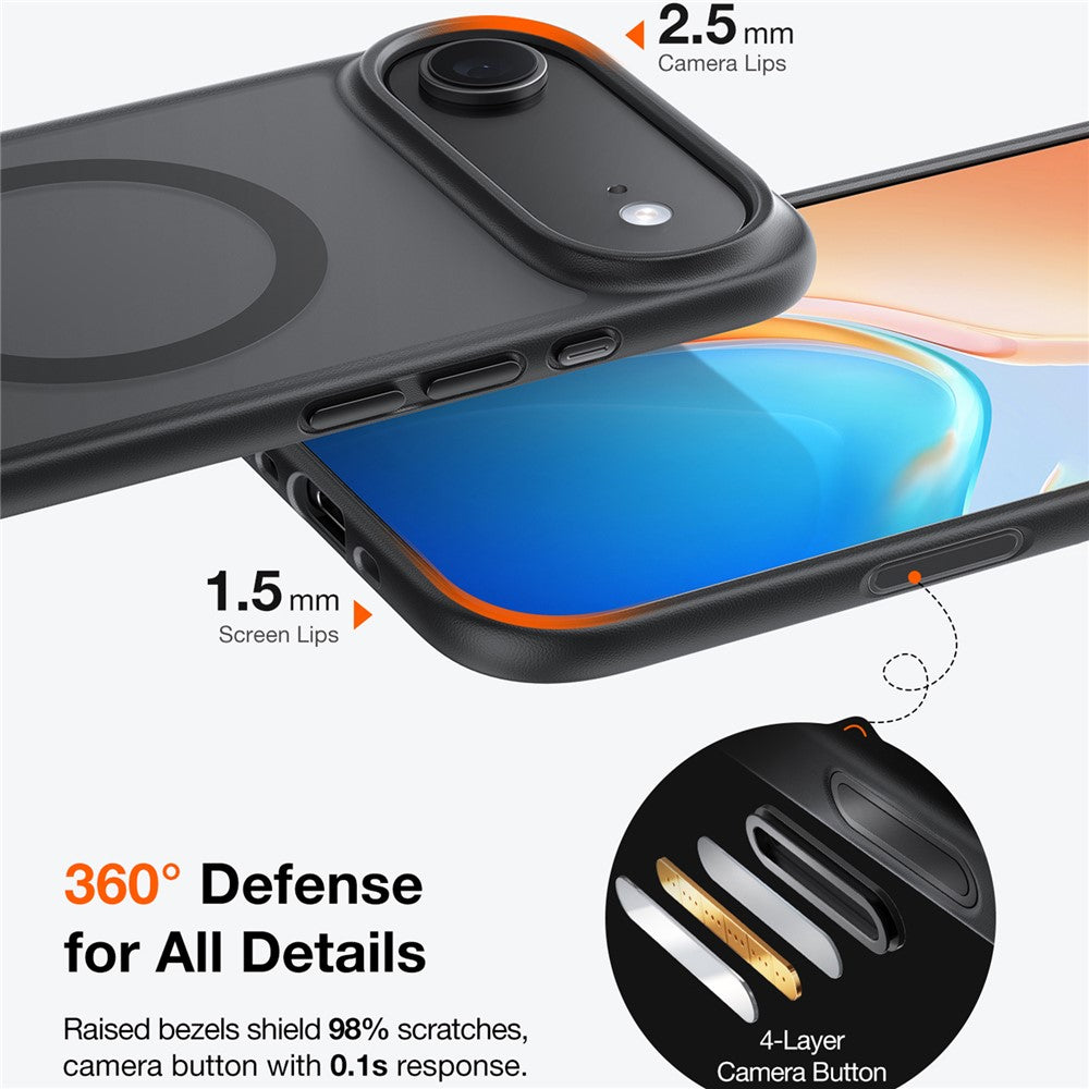 Torras Matte Magnetic Case for iPhone 17 Air