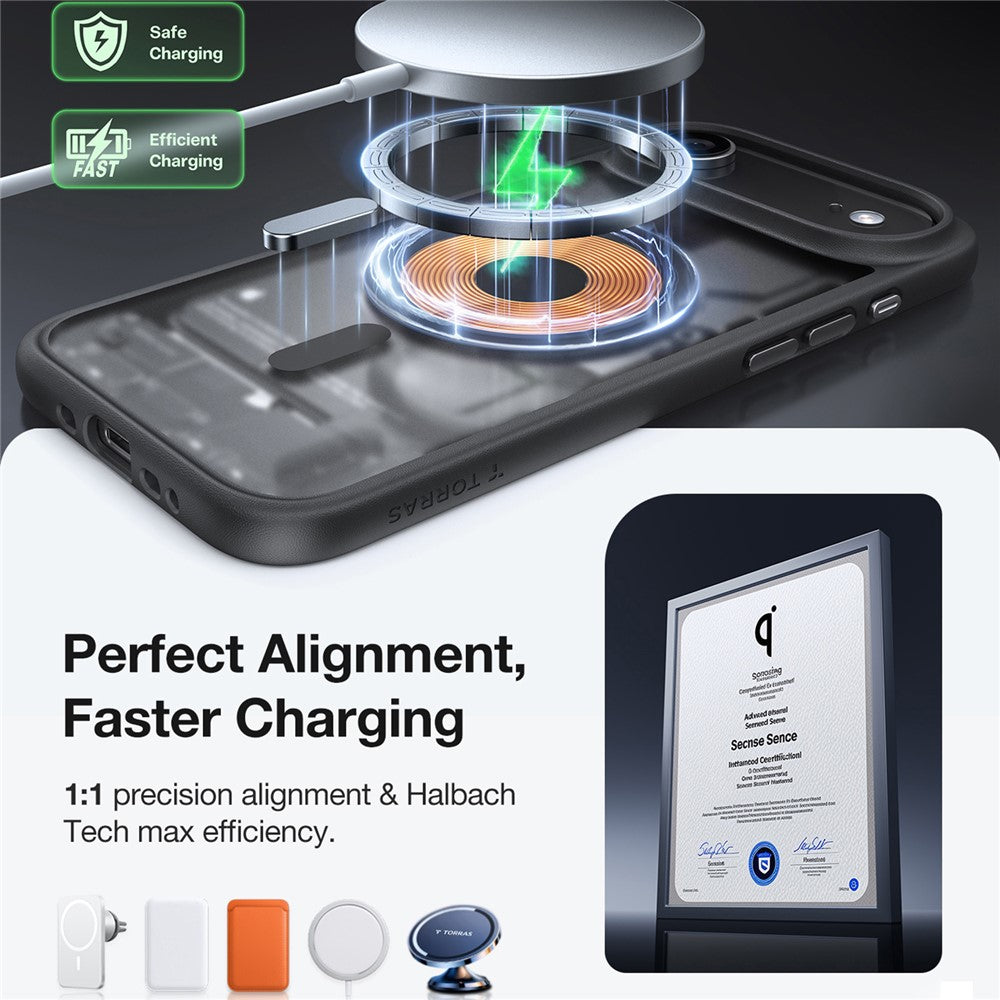 Torras Matte Magnetic Case for iPhone 17 Air