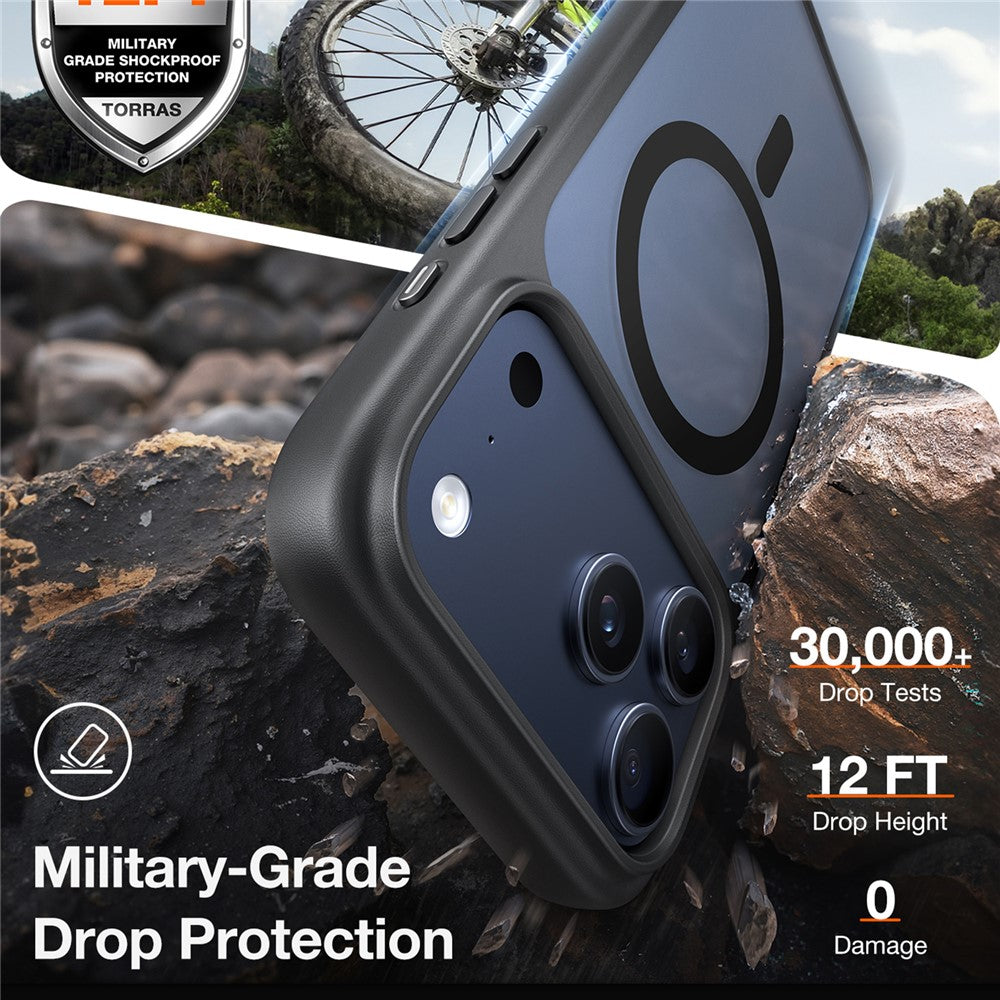 Torras Matte Magnetic Case for iPhone 17 Pro Max