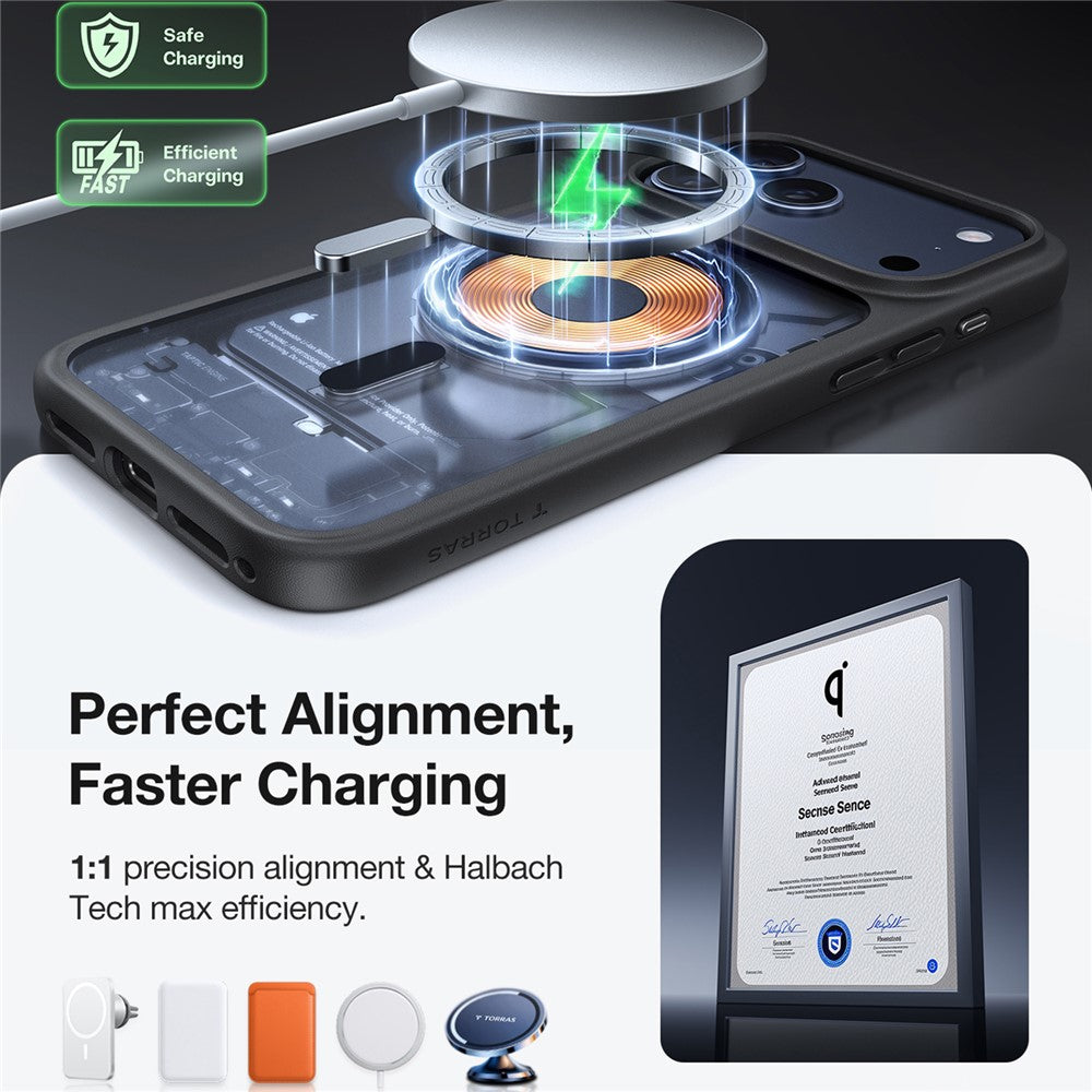 Torras Matte Magnetic Case for iPhone 17 Pro Max