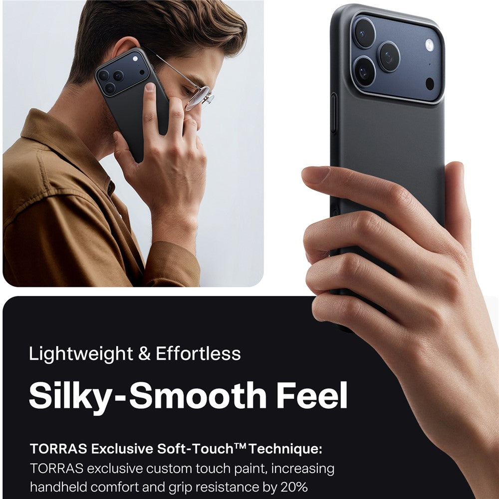 Torras Hard PC Shockproof Magnetic Case for iPhone 17 Pro