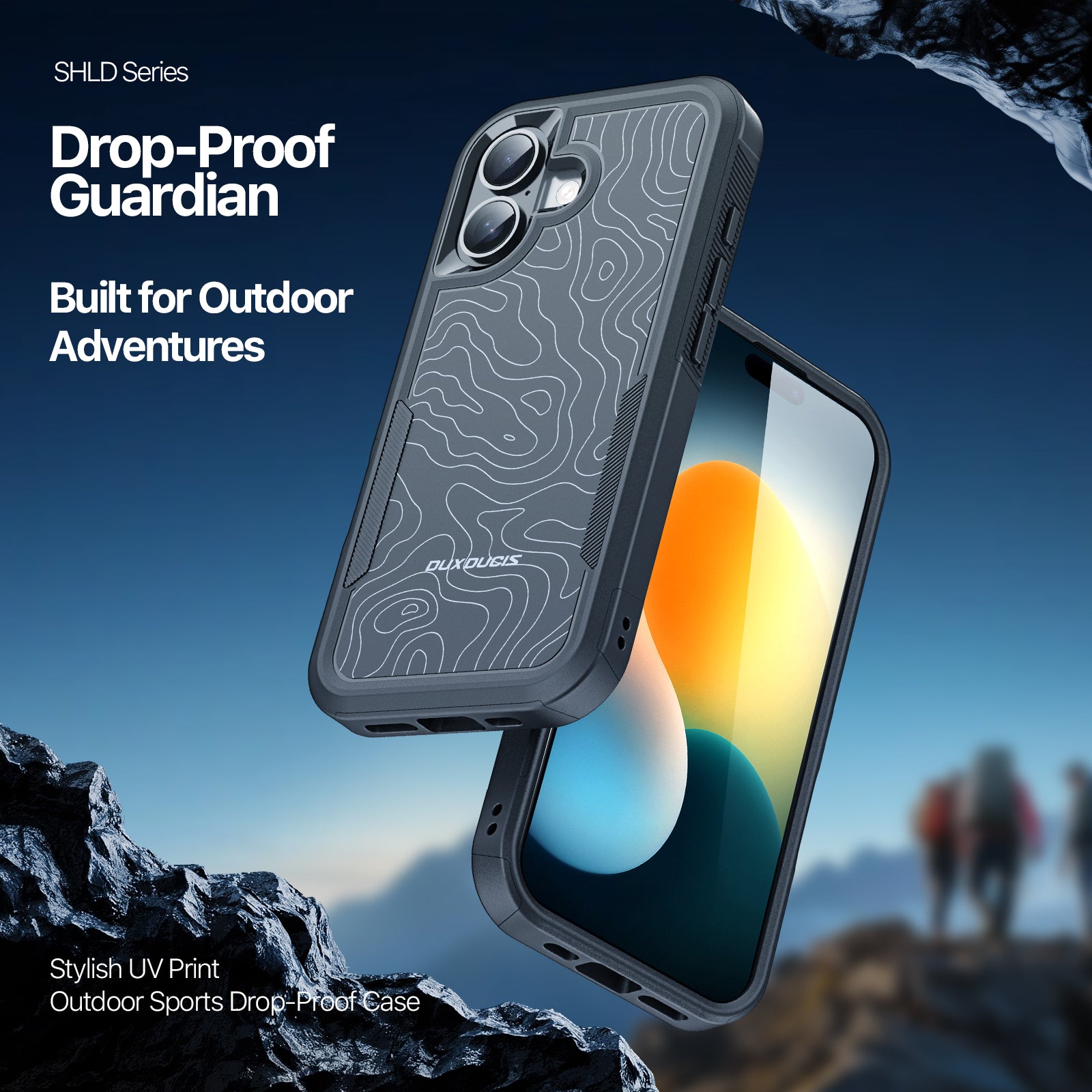 capa híbrida pc tpu dux ducis iphone 17