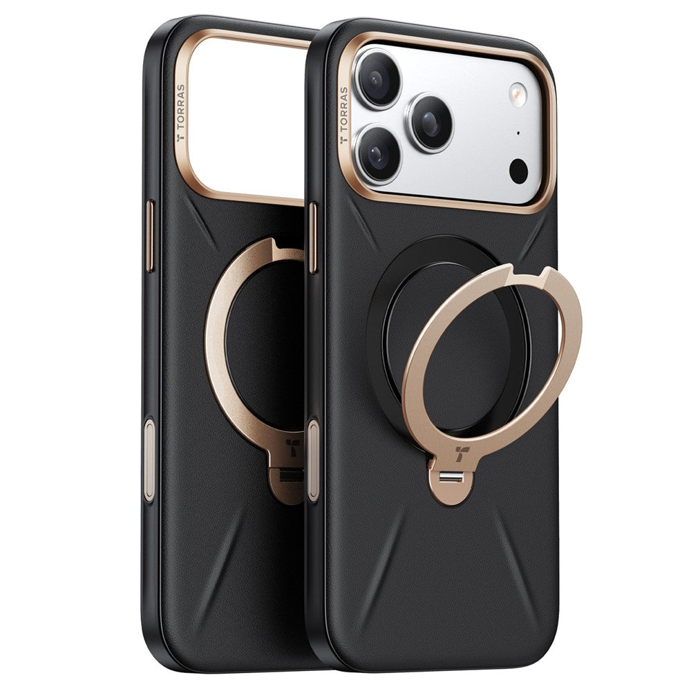 Torras Ostand Premium Leather Case for iPhone 17 Pro Max