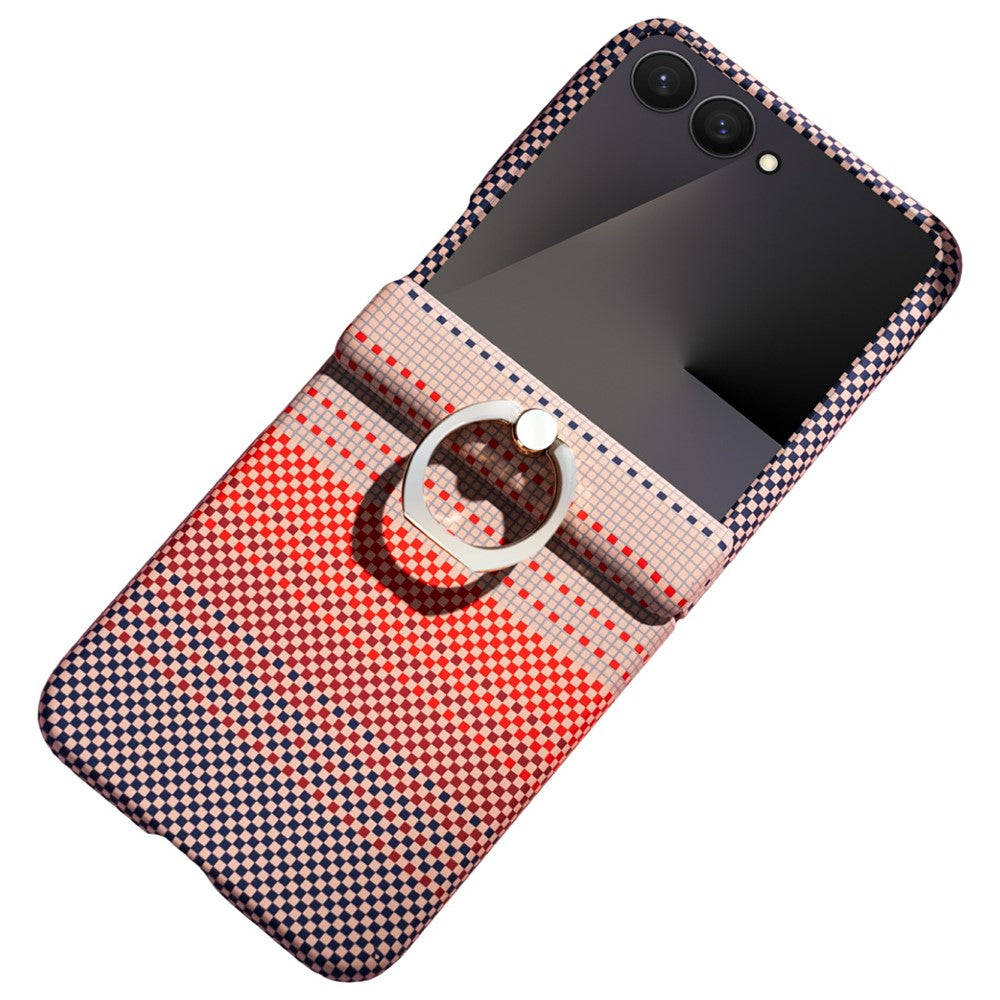 capa ringshield com vidro temperado para samsung z flip7 5g