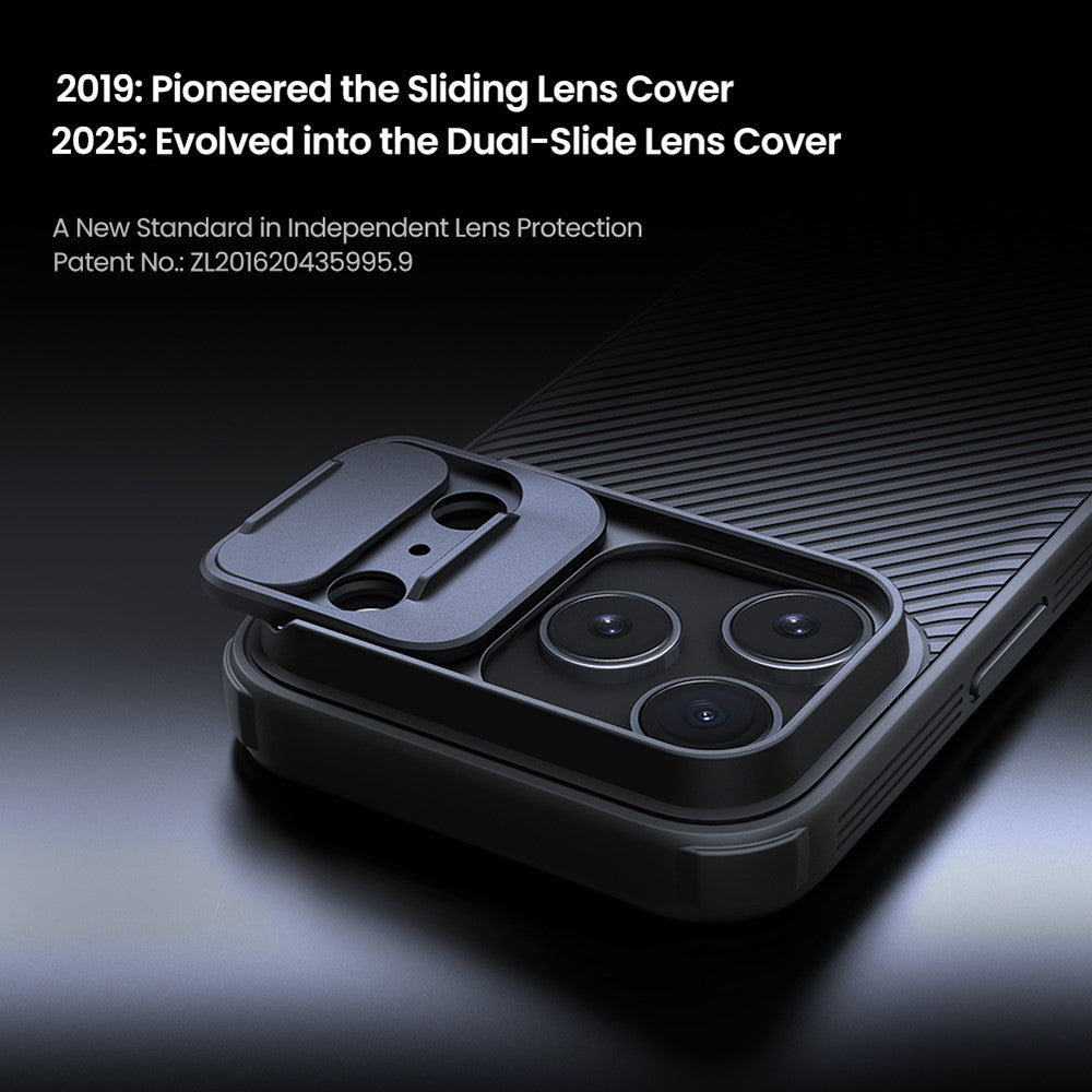 nillkin camshield pro capa em pc e tpu para iphone 17 pro