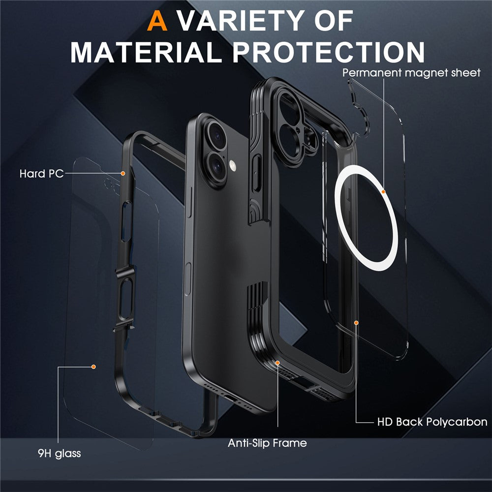 Capa MagArmor Pro p/ iPhone 17 com Vidro Temperado -  .