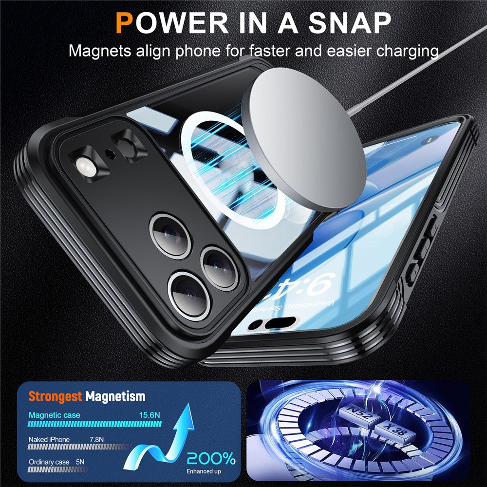 Capa MagArmor Pro p/ iPhone 17 Pro Max com Vidro Temperado - .