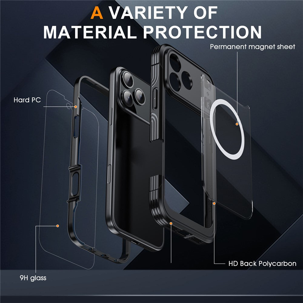 Capa MagArmor Pro p/ iPhone 17 Pro Max com Vidro Temperado - .