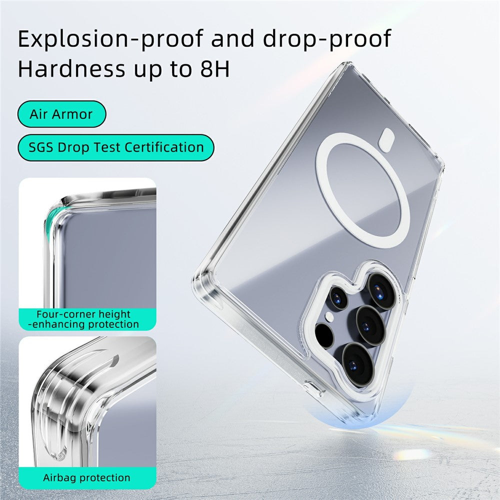 capa protetora clear magsafe samsung s25 plus