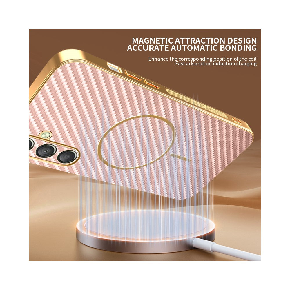 capa carbon electro em tpu premium para samsung a25 5g